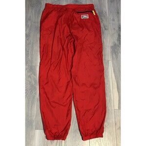 Vintage Marlboro Adventure Team Track Pant Men XL Red Nylon Windbreak Baggy Y2K